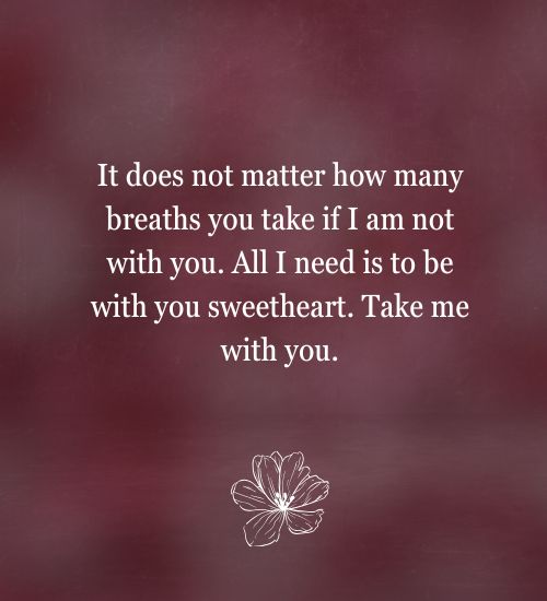 Take Me with You Quotes