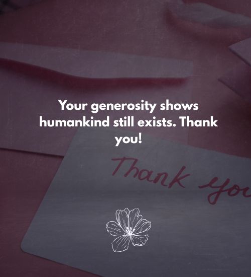 Thank You Card Message