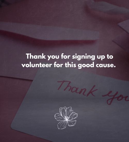 Thank You Messages for Volunteers Thank You Messages for Volunteers