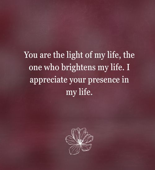 Thank You for Coming into My Life Messages