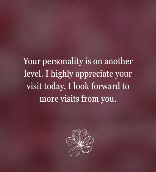 Thank You for Visiting