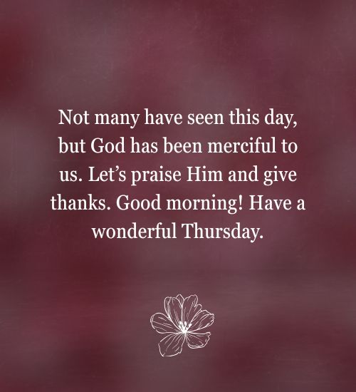 Thursday Morning Wishes