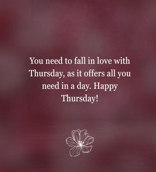 Thursday Wishes