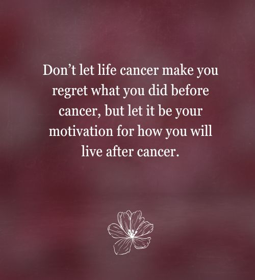 Uplifting Messages for Cancer Patients