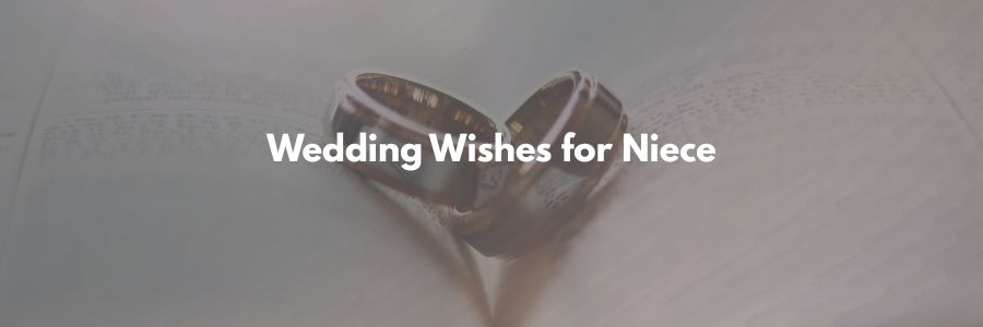 Wedding Wishes for Niece