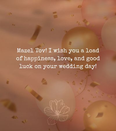 What to Write In a Jewish Wedding Card