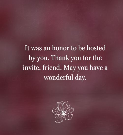 What to write in thank you note after Visiting a Friend