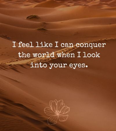 When i look into your eyes quotes