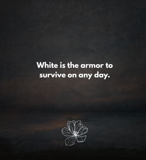 White Outfit Captions