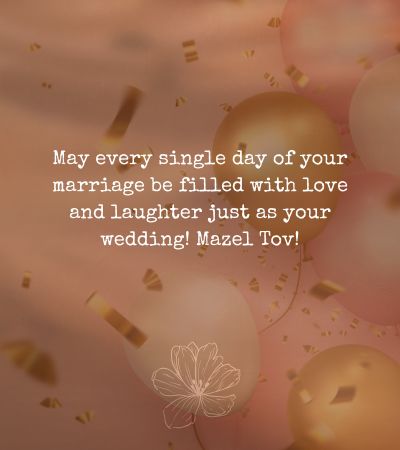 Wishes for Jewish Wedding