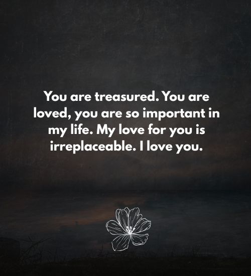 You Are Irreplaceable Quotes for Him