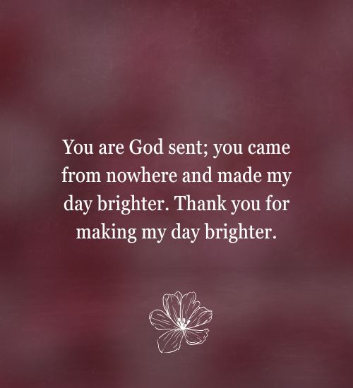 You Made My Day