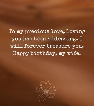 birthday wishes to wife far away
