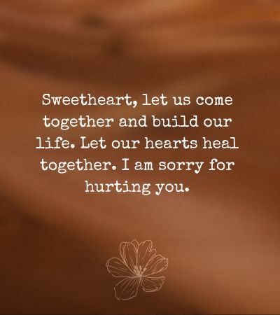 emotional sorry messages for husband