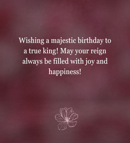 happy birthday to the king
